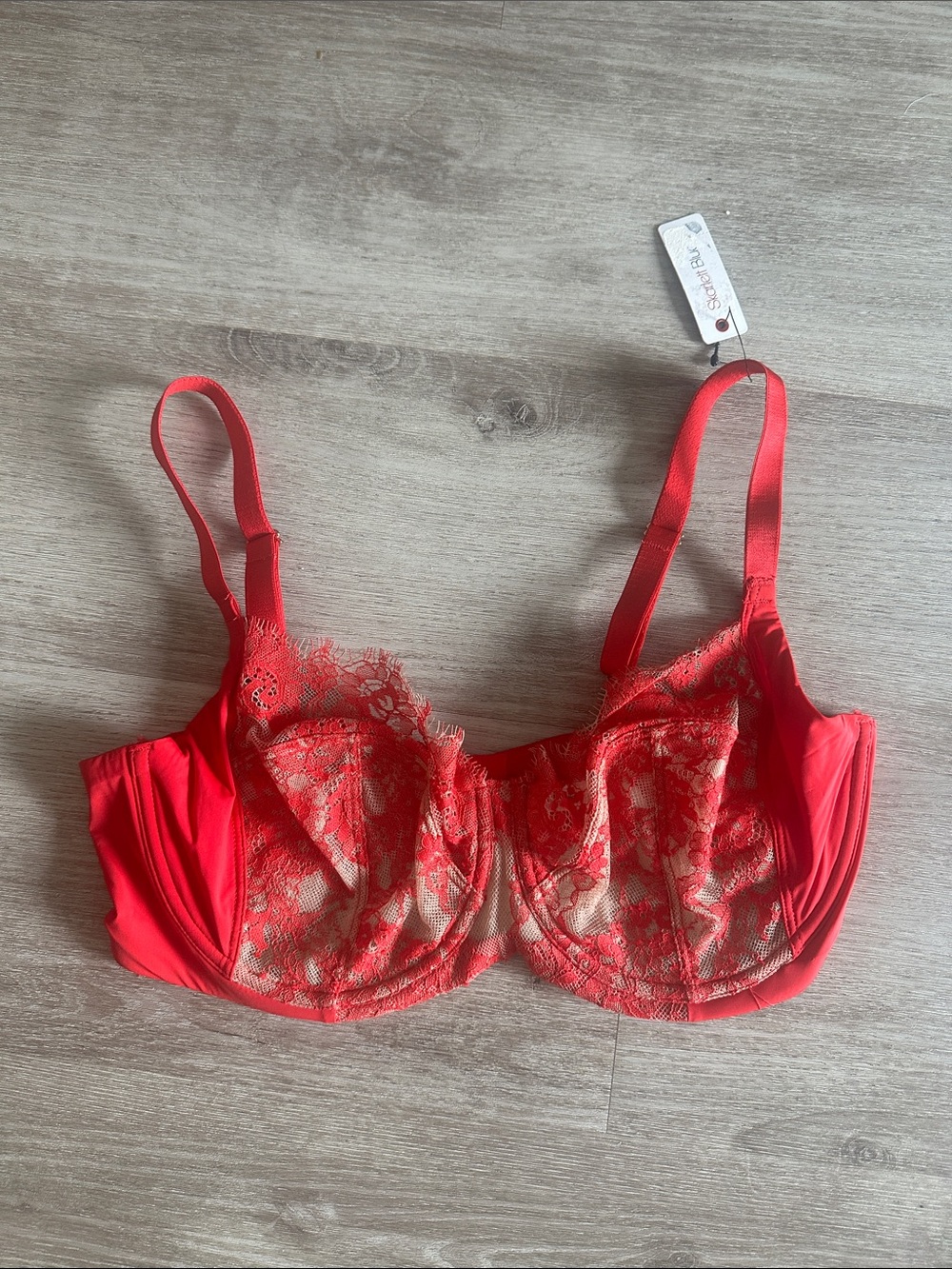 Skarlett Blue Entice Lace Full Coverage Side Support Balconette Bra